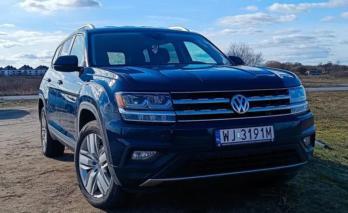 Volkswagen Atlas cena 124900 przebieg: 59000, rok produkcji 2019 z Warszawa małe 172